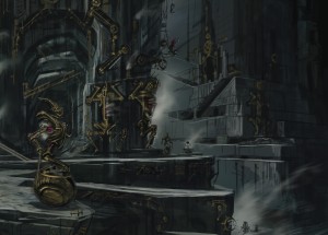 Dwemer Cavern Concept Art (Elder Scrolls V: Skyrim)